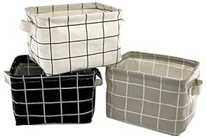 Stylish Storage: Set of 3 Mini Baskets for Nursery & Organization