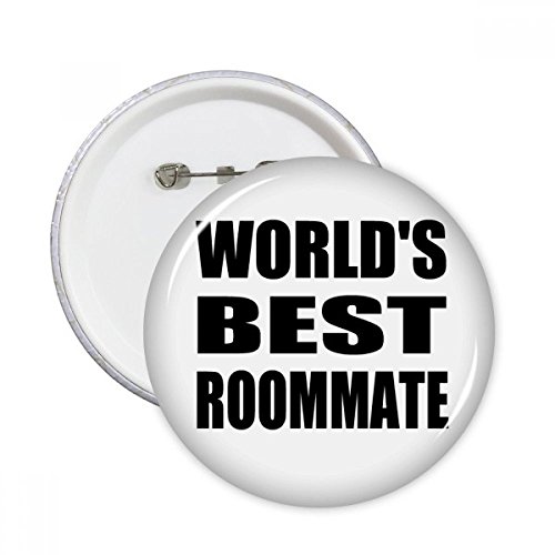 Broches rondes World's Best RoomMate XXL pour réussir votre cadeau de Graduation Season