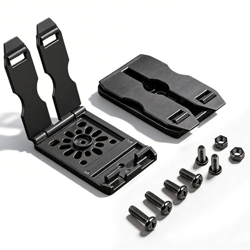 STBCIUGR Molle Attachments for Vests Holsters Taser Backpacks 3 Molle Adapter Clip for Holster Clip Adapter Included 6 Screws and 2 Screw Nuts
