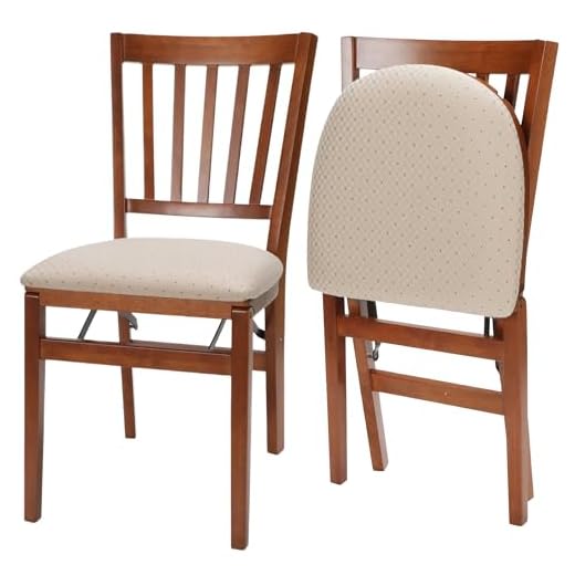 MECO STAKMORE School House Folding Chair, Wood, Cherry Finish, Set of 2, 21D x 17.25W x 33.5H in 9 MECO STAKMORE School House Folding Chair, Wood, Cherry Finish, Set of 2, 21D x 17.25W x 33.5H in
