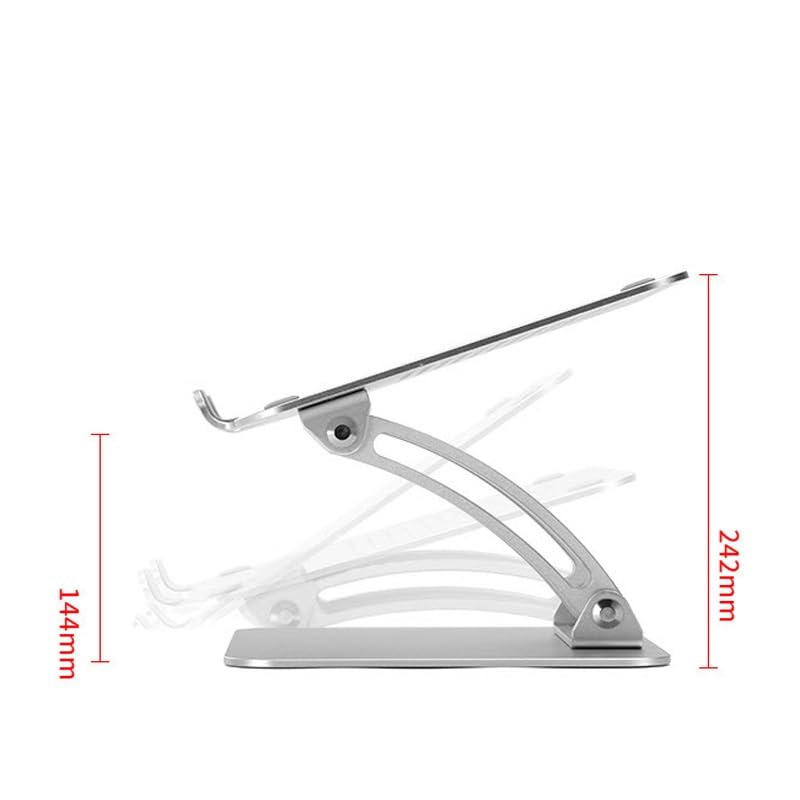 Base plegable ajustable para laptop con ventilador miniatura 6