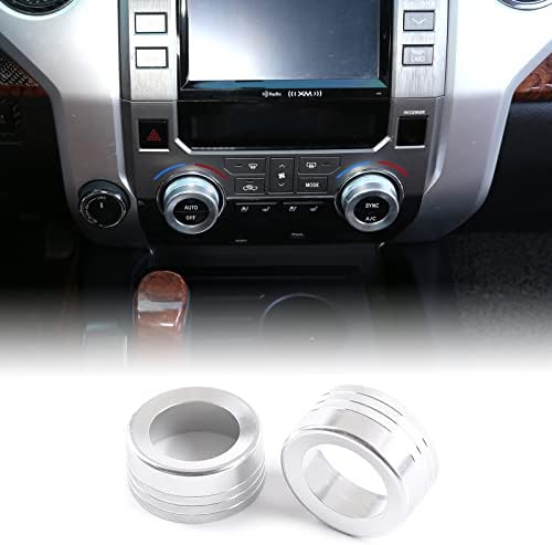 8-Piece AC Button Cover Trim Kit For Mercedes E-Class W212 2010-2015 - Aluminum Alloy Sticker