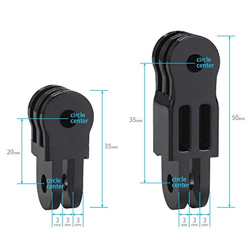 HSU Adjust Arm Straight Joints Mount, Long and Short Vertical Direction Straight Joints Mount for Gopro Hero 13 12 11 10 9 8 7 6 5 4 3 3+ 2 1, AKASO Campark and Other Action Cameras - Thumbnail 5