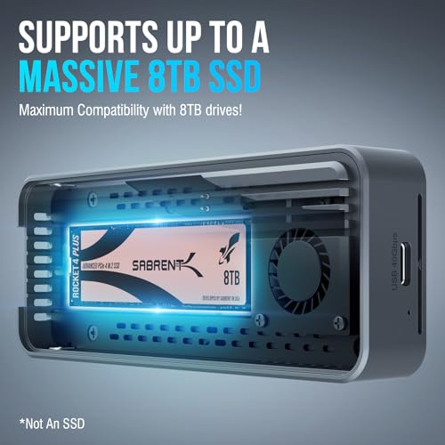 Sabrent EC-U4TN USB4 NVMe SSD Enclosure