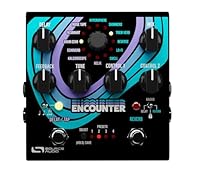 Delay/Reverb Guitar Pedal with Feedback an FX Engine Controls Delay Tone