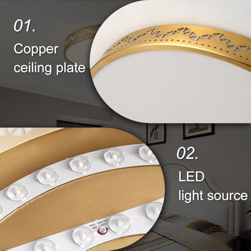 Plafonnier LED 3 températures de couleur réglables 40cm - 5