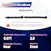 936-953 Rear Drive Shaft Prop DriveShaft Assembly [Manual Transmission] Fit for Subaru Forester 2003-2008 2.5, Replace# 27111SA060, 27111SA030
