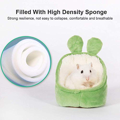 Gutongyuan Warm Small Pet Animals Bed Dwarf Hamster Hammock Hedgehog Rat Chinchilla Guinea Habitat Mini House thumb #5