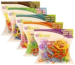 Silly Bandz ~ Random Assortedment 5 X 24 Count Packs (120 Bandz)