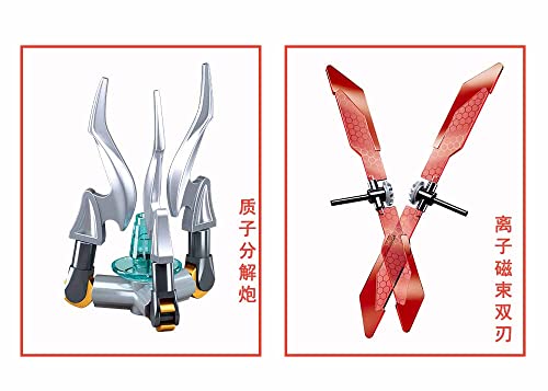 Sluban M38-B1120 P.R.Mecha, Red - Image 4
