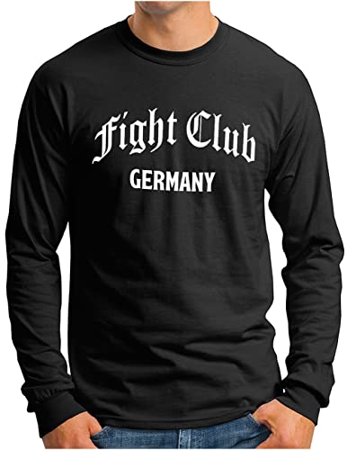 T-shirt manches longues MMA combat Allemagne Boxing homme noir taille XXXL