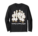 Leading My Little Gaggle Silly Goose Student Group Matching Long Sleeve T-Shirt