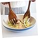 PAMINGONO Acacia Mangium Wooden Salad Spork Eco-friendly Utensils for Serving Salads Fruits and Vegetables Easy to Clean and Safe for All Tableware
