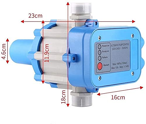 Bulipu 100V-240V Automatic Water Pump Pressure Controller Auto Control Unit Electronic Switch Use For House #TOP2