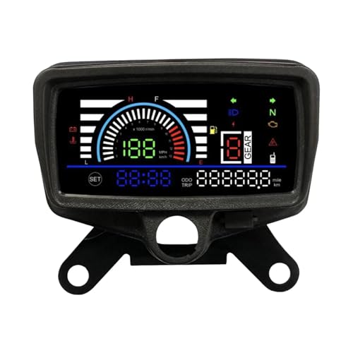 Compteur kilométrique moto 12V avec tachymètre numérique pour CG125 150