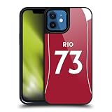 Head Case Designs Officially Licensed Liverpool Football Club Rio Ngumoha 2025/26 Players Home Kit 2nd Group Gel Armour Case [Military Grade Protection] Compatible With Apple iPhone 12 / iPhone 12 Pro