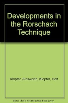 Hardcover Developments in the Rorschach Technique Vols 1 and 2 Book