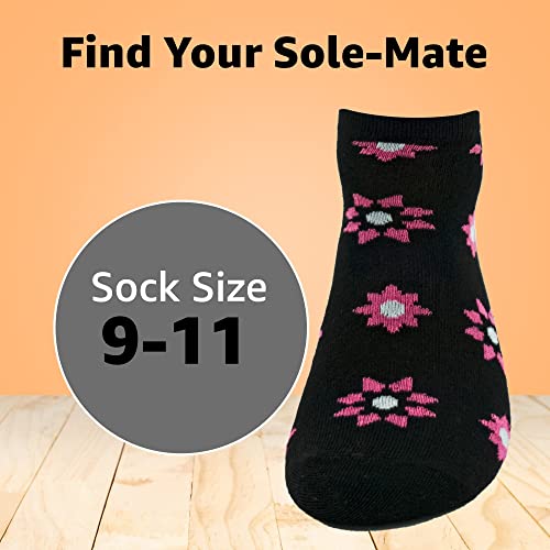Bright Star Low Cut Ankle Socks For Women - 20 Pairs Of Athletic Socks For Running, Workout, Sports (Black White Gray) #TOP4