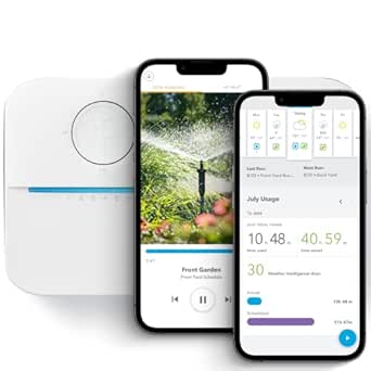 Rachio WiFi Smart Sprinkler Controller (16-Zone) – App-Based Scheduling, Weather Skips, Easy DIY Install