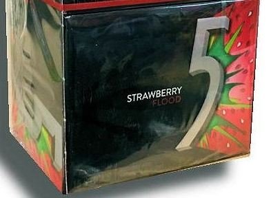 Wrigley's 5 Strawberry Flood Sugar Free Gum (Pack of 2) 41g