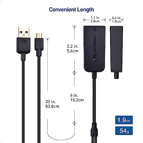 Cable Matters Micro USB to Ethernet Adapter, Fire Stick Adapter - 4