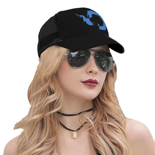 Flag Map of Antarctica Unisex Mesh Baseball Caps - Classic Adjustable Hat 5