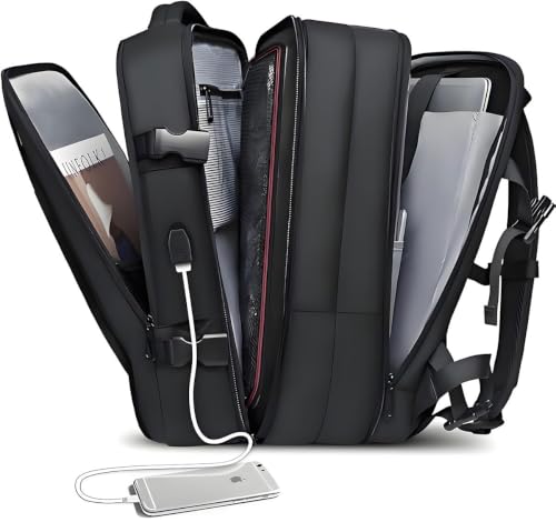 Mochila de Viagem Expansivel Masculina Feminina Para Notebook