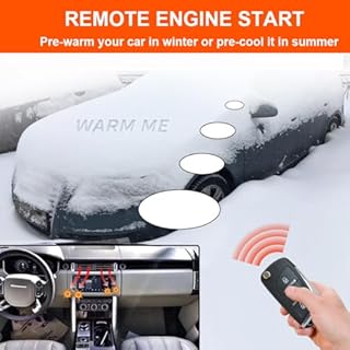 BANVIE ① Car Keyless Entry Security Alarm System + ② Remote Engine Starter + ③ Push to Start Stop Iginition Button