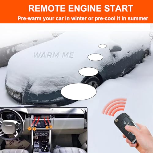 BANVIE Car Alarm System with Remote Start and Smart Push Start Button - Thumbnail 3