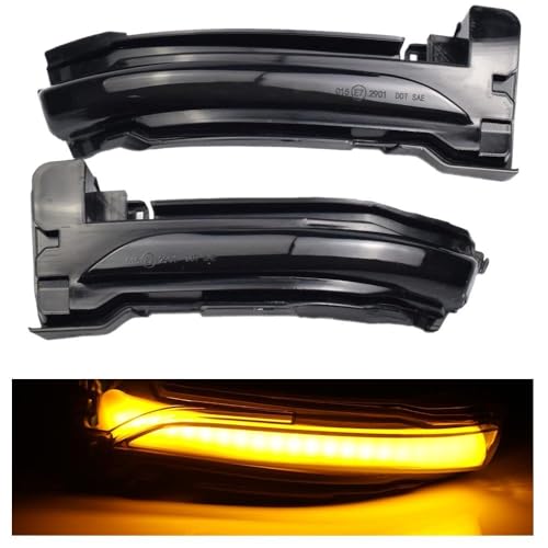 Feu clignotant dynamique à LED pour Ford Focus 4 MK4 ST rétroviseur bleu jaune - 2