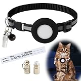【Tamaño del cuello ajustable】 La longitud es ajustable, adecuada para el tamaño del cuello de la mascota de 8.66 a 13.78 pulgadas. 2/5 pulgadas de ancho, ideal para la mayoría de los gatitos y mascotas pequeñas, ya que puedes encontrar el ajuste más cómodo para ellos.