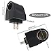 Car Cigarette Lighter to Wall Outlet Adapter - Universal AC to DC Converter - DC12V 500mA Cigarette Lighter Socket Adapter - Standard Power Inverters for Vehicles