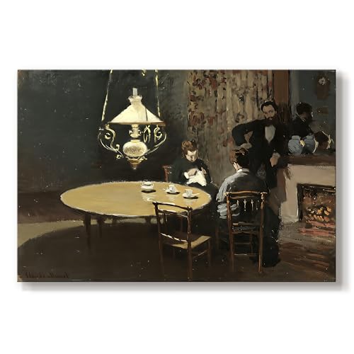 Claude Monet | Interior After Dinner | Abstract Wall Art | LT627