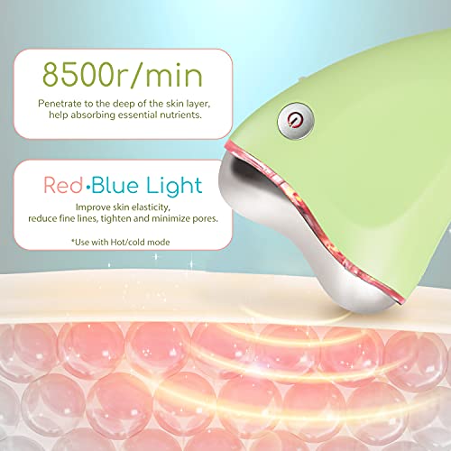 Emay Plus Facial All In One Skin Massager, Gua Sha Cold/Warm Firming V-Line Wrinkle Reduce Lifting (Avocadogreen) #TOP4