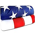 American Flag for Outside Heavy-Duty US Flag with Embroidered Stars Reinforced Material USA Flag Built for Outdoors Sewn Stripes UV Protection Brass Grommets (3x5 ft)