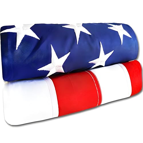 American Flag for Outside Heavy-Duty US Flag with...