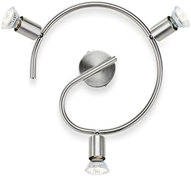 Philips Essentials Limbali Spot Bar/Tube Light-Nickel (Requires 3x50W 230V GU10 Bulb) for Indoor Home Lighting
