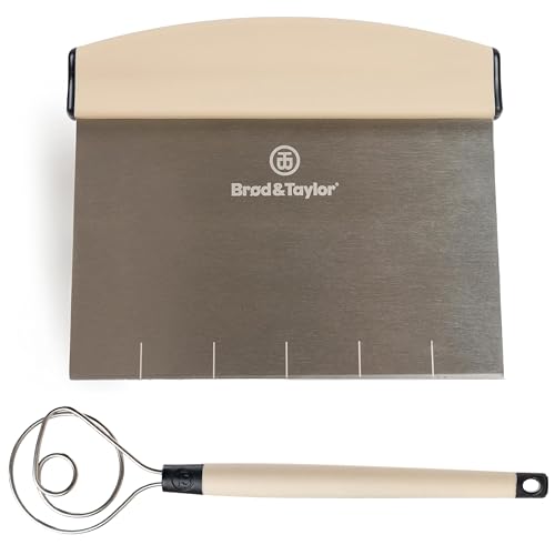 Brod & Taylor Dough Whisk + Bench Knife (Bundle)
