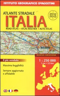 Perfect Paperback Atlante stradale Italia 1:250.000 2012-2013 [Italian] Book