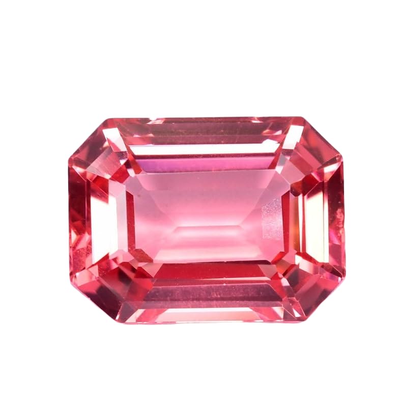 Morganite naturelle 14x11mm taille émeraude pour la création de bijoux DIY