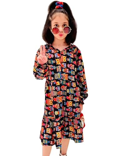 Image of Uptownie Lite Girls Knee Length A-Line Tiered Dress