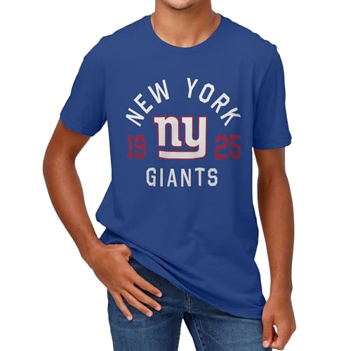 FOCO New York Giants NFL Mens Heritage Print T-Shirt - True Royal - XL