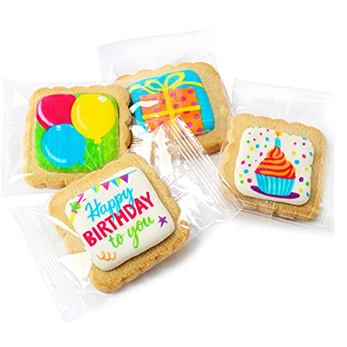 Omcookie Happy Birthday Cookies 4 Pack Gift Basket For Kids Men Women thumb #1