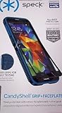 Speck - Candyshell Grip + Faceplate Case for Samsung Galaxy S5 Cell Phones - Black/Blue