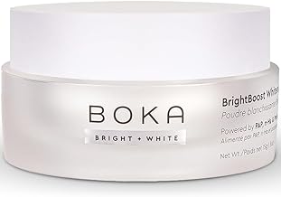 Boka Teeth Whitening Powder - Nano Hydroxyapatite, Appropriate for Sensitive Teeth, Whitening -Toothpaste Alternative with Essential Oils, Has Probiotics, Multivitamins & Aloe