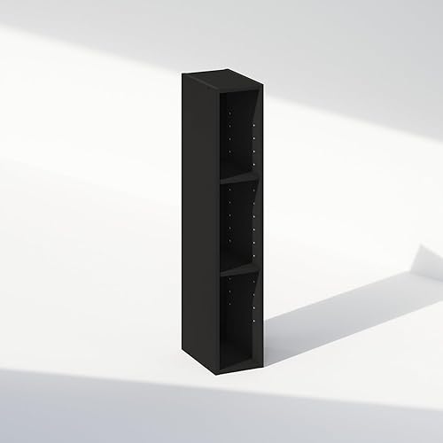 Miniatura 27 de Furinno Reed - Organizadores de armario de 3 niveles y almacenamiento, organizador de armario, estante abierto, para armario, dormitorio, sala de