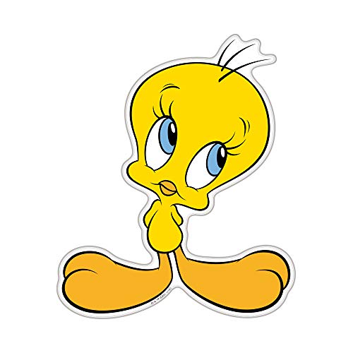 Image of Fan Emblems Tweety Bird Car Decal - Automotive Domed Classic Looney Tunes Character