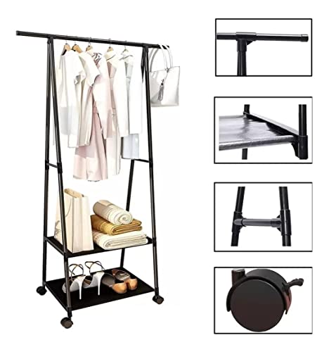 Arara Organizador De Roupa Cabideiro Guarda Sapateira Cabide Multiuso