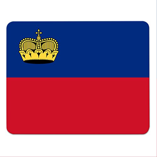 Addies Tapis de Souris Liechtenstein Drapeau de Campagne – Drapeau de Liachtaschta