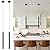 GCDFGV Pendant Lights Kitchen Island 2 Pack, Modern LED Pendant Light for Bedroom Bedside Table TV Background, Minimalist Black Pendant Light Fixture, Kitchen Island Light, Height Adjustable, 3000k